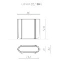 Cassero Slim vaso Serralunga dimensioni
