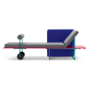 Memphis Milano Century Chaise longue vista