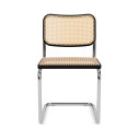 Knoll Breuer Cesca Sedia faggio nero vista