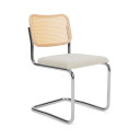 Knoll Breuer Cesca Sedia faggio naturale e seduta rivestita vista Cloud