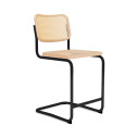 Knoll Breuer Cesca Sgabello Counter verniciato faggio naturale vista