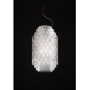 Chantal Suspension Medium lampada a sospensione White Slamp ambientazione