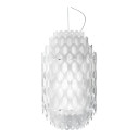 Chantal Suspension Medium lampada a sospensione White Slamp vista