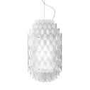 Chantal Suspension Small lampada a sospensione White Slamp vista