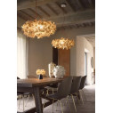 Clizia Battery Mama Non Mama lampada da tavolo Gold base scura Slamp ambientazione