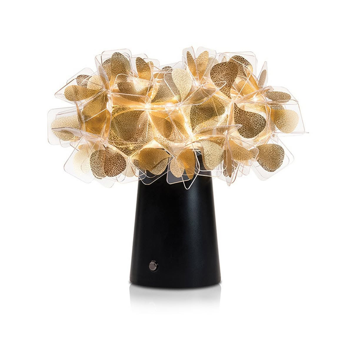 Clizia Battery Mama Non Mama lampada da tavolo Gold base scura