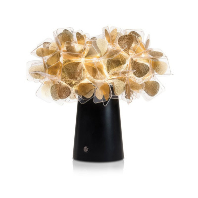 Clizia Battery Mama Non Mama lampada da tavolo Gold base scura