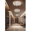 Clizia Ceiling-Wall Large lampada da soffitto-parete Fumè Slamp ambientazione