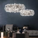 Clizia Suspension Large lampada a sospensione Fumè Slamp ambientazione