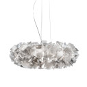 Clizia Suspension Large lampada a sospensione Fumè Slamp vista