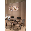 Clizia Suspension Large lampada a sospensione Orange Slamp ambientazione