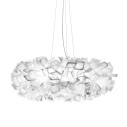 Clizia Suspension Large lampada a sospensione White Slamp vista