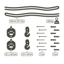 La Siesta CasaMount 2rope Beige Set di fissaggio per amache dimensioni