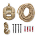 La Siesta CasaMount 1rope Beige Set di fissaggio per amache dettaglio