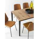 Connubia Tavolo Pentagon CB/4797-R 130 A Nobilitato tabacco