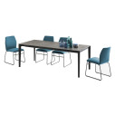 Connubia Tavolo Pentagon CB/4797-R 160 B Ceramica Piombo