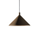 Cono Ø 30 lampada a sospensione Martinelli Luce bronzo