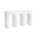Consolle Rhome Twin Rettangolare bianco Bizzotto vista