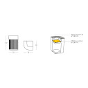 Cordiale Corner bancone bar Slide Design dimensioni