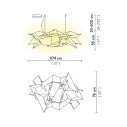 Cordoba Suspension lampada a sospensione Slamp dimensioni