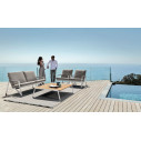 Cottage Tavolo da caffè 120 x 120 Talenti Outdoor ambientazione