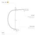Cupido lampada da tavolo Nemo Lighting specifiche