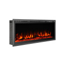 Camino elettrico da parete a incasso frontale Chicago 130 127x14x45 Divina Fire vista