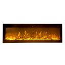 Camino elettrico da parete a incasso frontale Chicago 130 127x14x45 Divina Fire vista