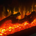 Camino elettrico da parete a incasso 3 Lati Boston 100 101,6x20x44 Divina Fire dettaglio