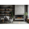 Camino a bioetanolo da incasso Trifacciale 3 lati aperti 120x45 Trevi 120 Divina Fire ambientazione