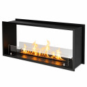 Camino a bioetanolo da incasso bifacciale 120x50 Venere 120 Topline Divina Fire vista