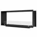 Camino a bioetanolo da incasso bifacciale 120x50 Venere 120 Topline Divina Fire vista