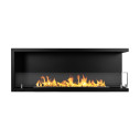 Camino a bioetanolo da incasso ad angolo 120x45 Sutri 120 DX Divina Fire vista