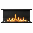 Camino a bioetanolo da incasso Trifacciale 120x50 Giove 120 Topline Divina Fire vista