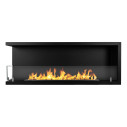 Camino a bioetanolo da incasso ad angolo 120x45 Sutri 120 SX Divina Fire vista