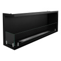 Camino a bioetanolo da incasso ad angolo 120x45 Sutri 120 SX Divina Fire vista