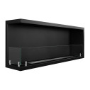 Camino a bioetanolo da incasso ad angolo 120x45 Sutri 120 SX Divina Fire vista