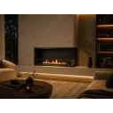 Camino a bioetanolo da incasso ad angolo 120×50 Urano 120 DX Topline Divina Fire ambientazione