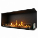 Camino a bioetanolo da incasso ad angolo 120×50 Urano 120 DX Topline Divina Fire vista