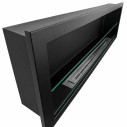 Camino a bioetanolo da incasso a parete 150x45 Furore 150 Divina Fire vista