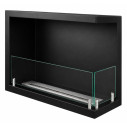 Camino a bioetanolo da incasso ad angolo 60x45 Sutri 60 DX Divina Fire vista