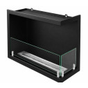 Camino a bioetanolo da incasso ad angolo 60x45 Sutri 60 DX Divina Fire vista