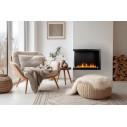 Camino a bioetanolo da incasso ad angolo 60x45 Sutri 60 SX Divina Fire ambientazione
