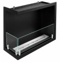 Camino a bioetanolo da incasso ad angolo 60x45 Sutri 60 SX Divina Fire vista