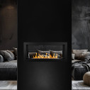 Camino a bioetanolo da incasso Bifacciale 2 lati 90×40 Montefalco 90 Divina Fire ambientazione