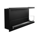 Camino a bioetanolo da incasso ad angolo 90x45 Sutri 90 DX Divina Fire vista