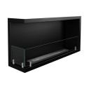 Camino a bioetanolo da incasso ad angolo 90x45 Sutri 90 SX Divina Fire vista