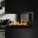 Camino a bioetanolo da incasso 3 Lati Trifacciale 90x50 Maratea 90 Divina Fire ambientazione