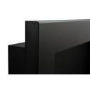 Camino a bioetanolo da parete o incasso Livorno Nero 90x12x40 con vetro Divina Fire dettaglio