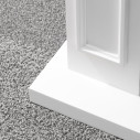 Camino elettrico da terra Jefferson in legno Bianco 89,5x28x90,5 Divina Fire dettaglio